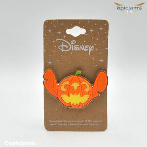 Disney Lilo & Stitch Jack-o-Lantern Stitch Glow-in-The-Dark Rubber Pin